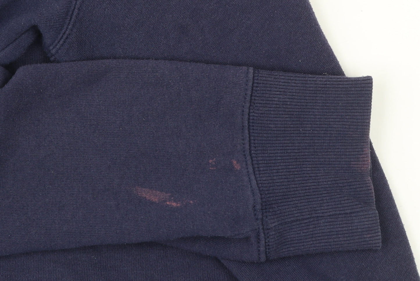 True Religion Men's Blue Pullover Hoodie Size M Graphic Print Cotton