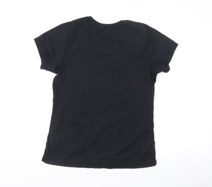 Nike Women Black XL Dri-Fit Just Do It T-Shirt Sports Top