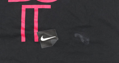 Nike Women Black XL Dri-Fit Just Do It T-Shirt Sports Top
