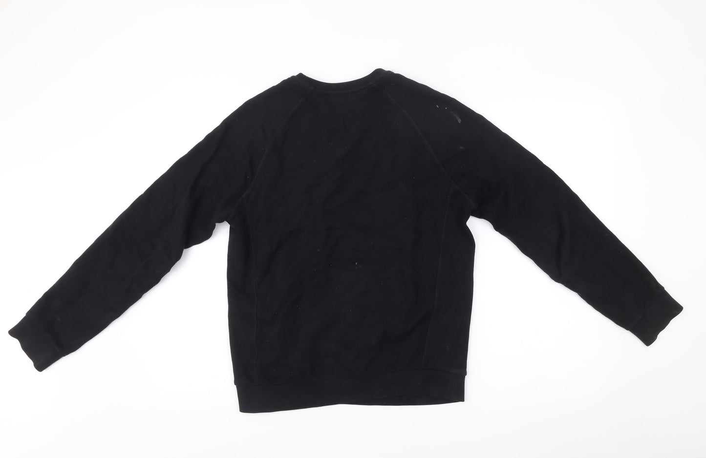 Mens UK Size S Reiss Black Pullover Sweatshirt