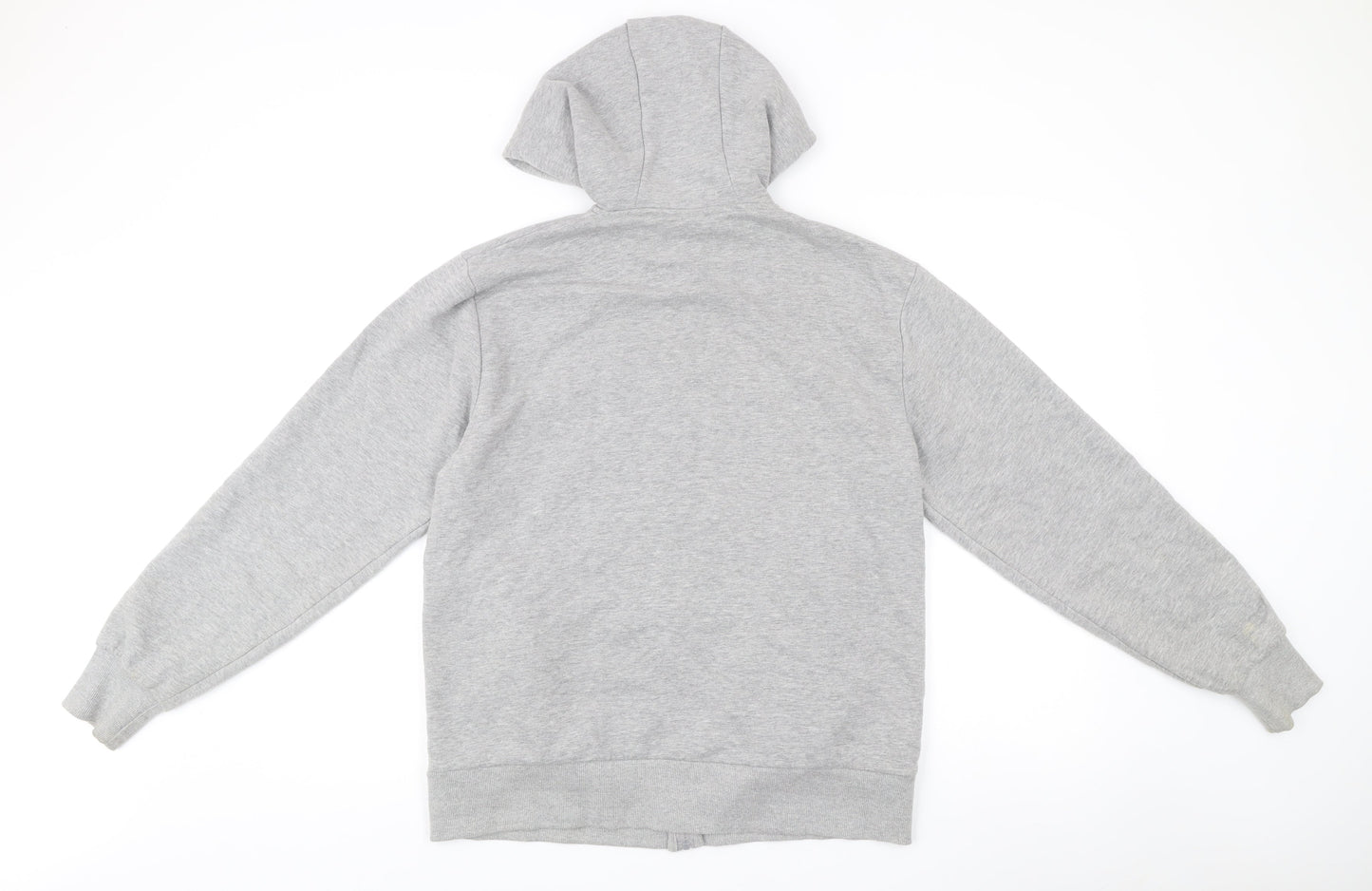 Ellesse Womens Grey UK 10 Full Zip Hoodie Sweatshirt Casual