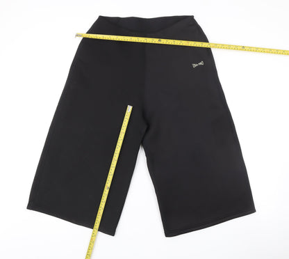 USA Pro Womens Black Size 12 Biker Activewear Shorts Polyester