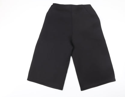 USA Pro Womens Black Size 12 Biker Activewear Shorts Polyester