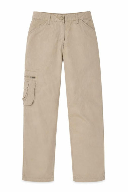 Mens UK Size S J'ESPERE Regular Fit Cargo Beige Trousers