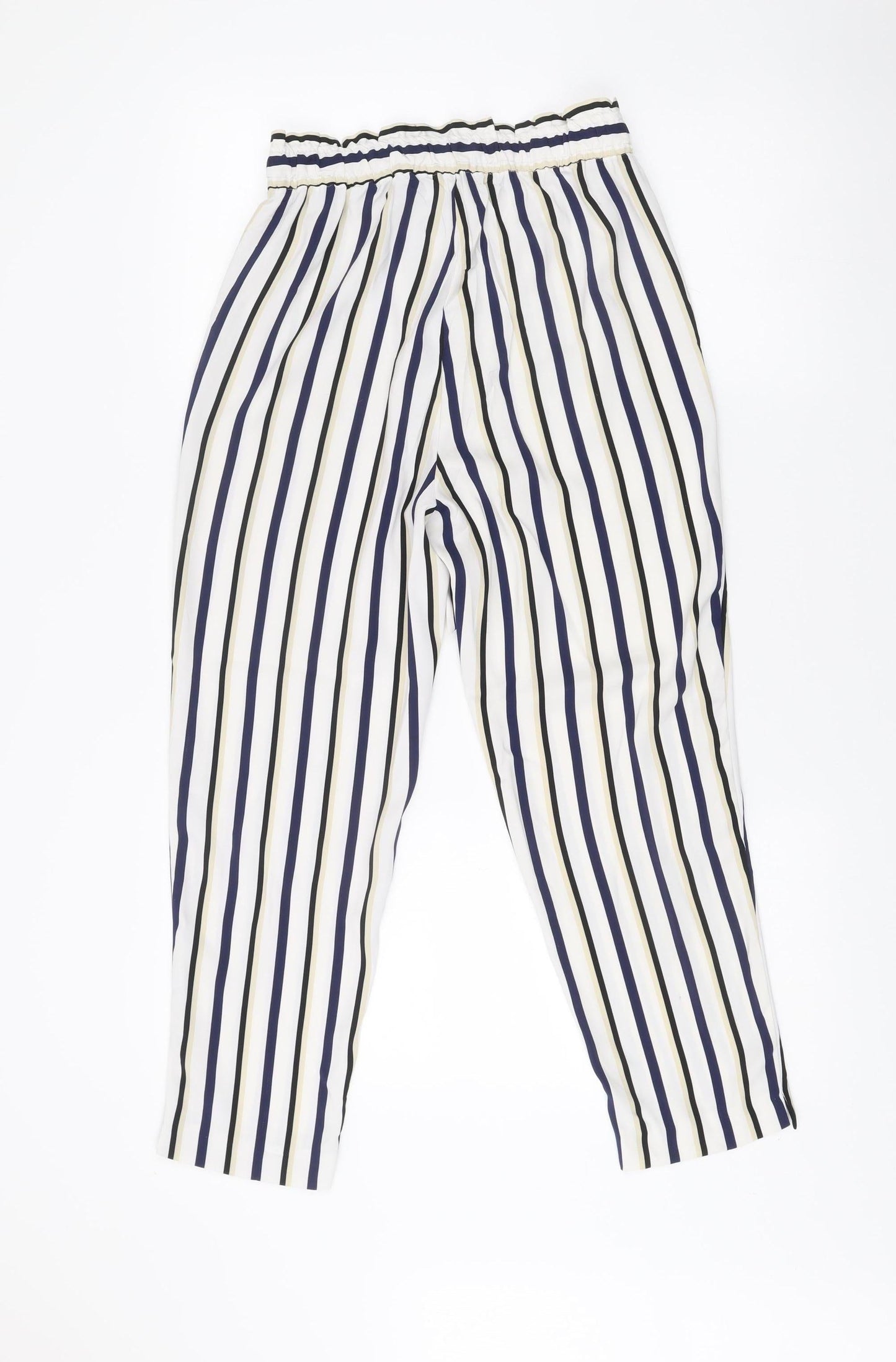 Womens UK Size XS Zara Relaxed Fit CasualTravel Multicoloured Trousers