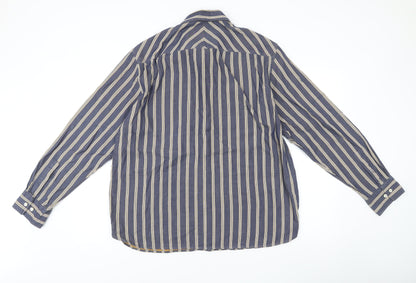 Mens UK Collar Size XL Marks and Spencer Smart Blue  Dress Shirt