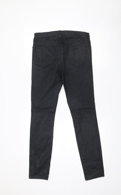 Womens UK Size 12 ASOS Slim Fit Jegging Black Trousers