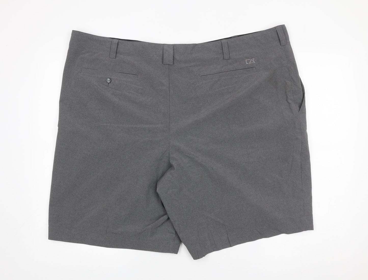 Cutter & Buck Men’s Grey Chino Shorts Size 44 Stretch Casual