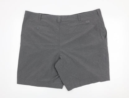 Cutter & Buck Men’s Grey Chino Shorts Size 44 Stretch Casual