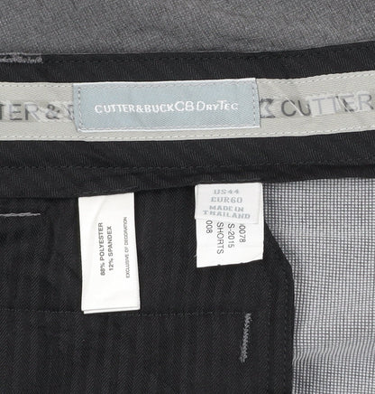 Cutter & Buck Men’s Grey Chino Shorts Size 44 Stretch Casual