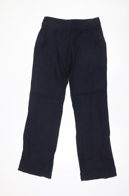 Womens UK Size 12 ASOS Regular Fit CasualTravel Blue Trousers