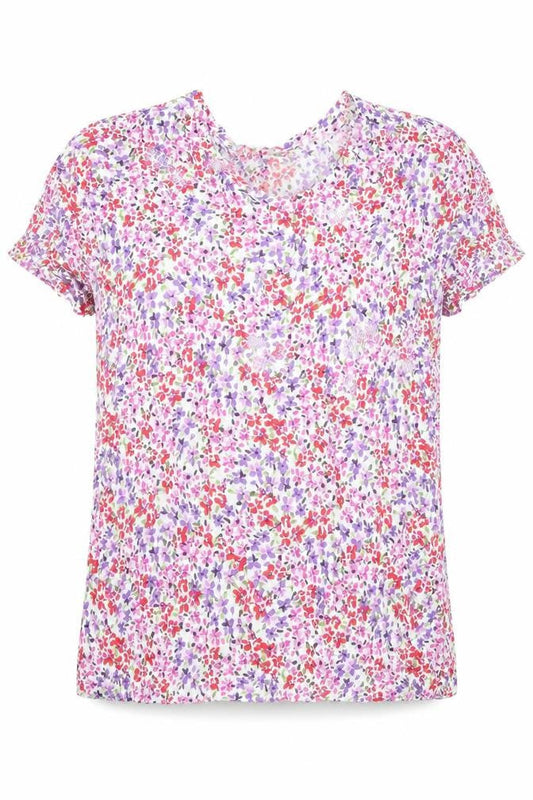 Womens UK Size 10 Bonmarché Multicoloured Tunic Blouse