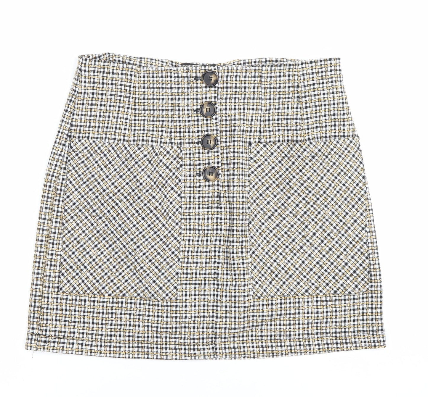 Womens UK Size 10 Topshop Straight & Pencil Tweed Skirt