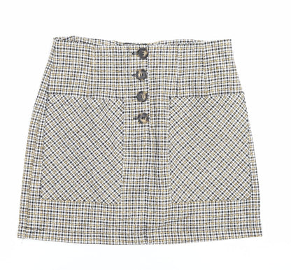 Womens UK Size 10 Topshop Straight & Pencil Tweed Skirt