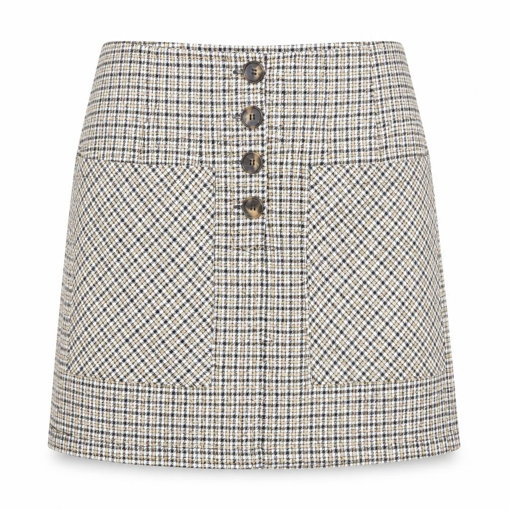 Womens UK Size 10 Topshop Straight & Pencil Tweed Skirt