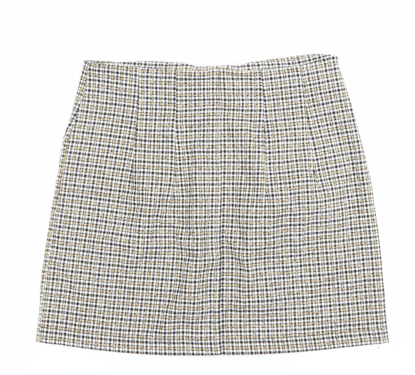 Womens UK Size 10 Topshop Straight & Pencil Tweed Skirt