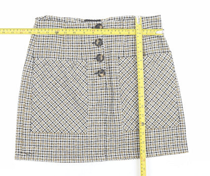 Womens UK Size 10 Topshop Straight & Pencil Tweed Skirt
