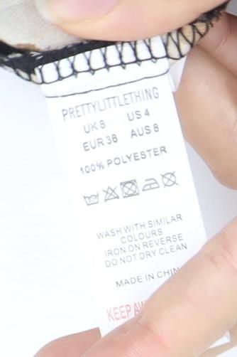 PrettyLittleThing Women’s Animal Print Midi Asymmetric Skirt Size 8