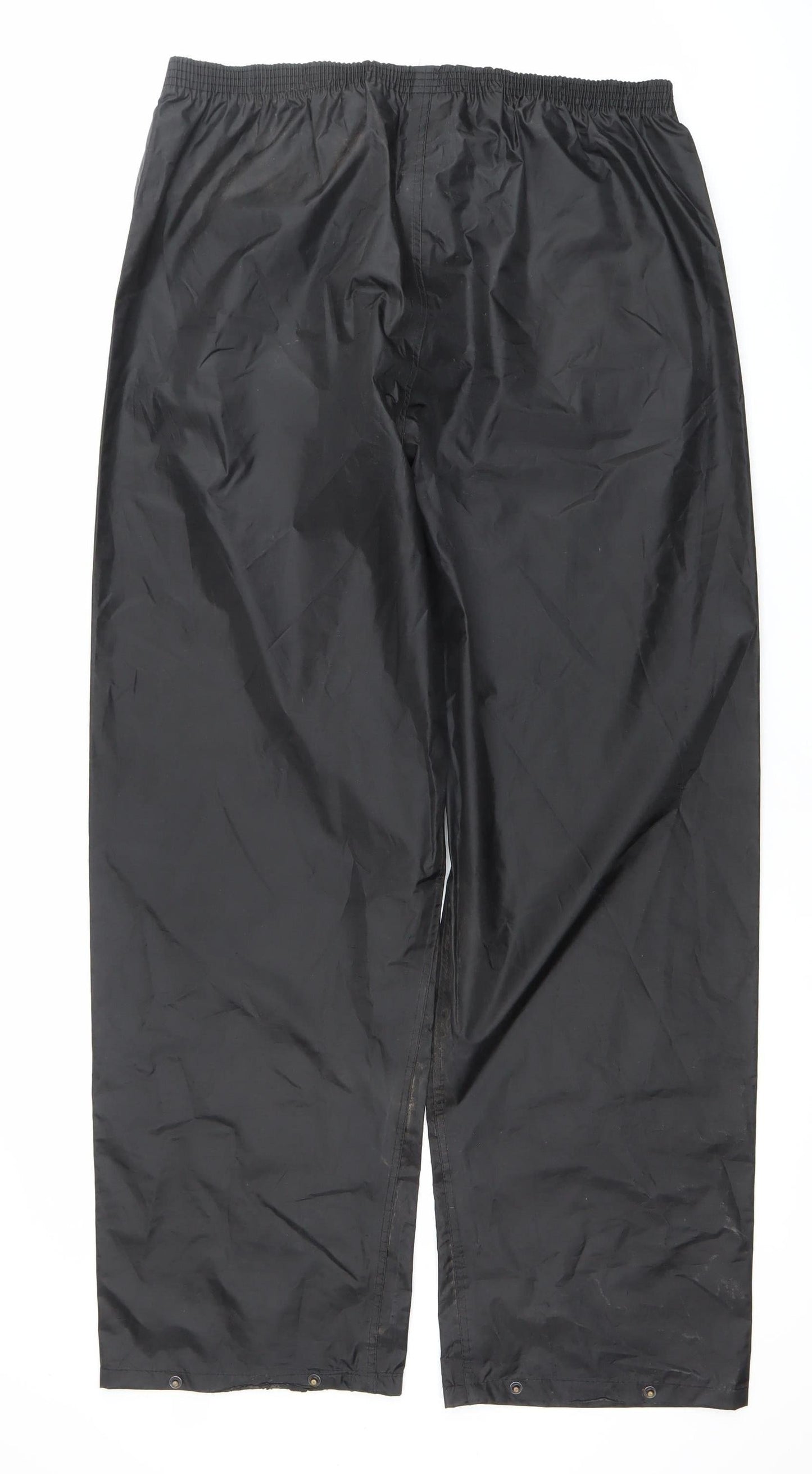 Regatta Mens Black L Waterproof Rain Trousers Hiking Outdoor