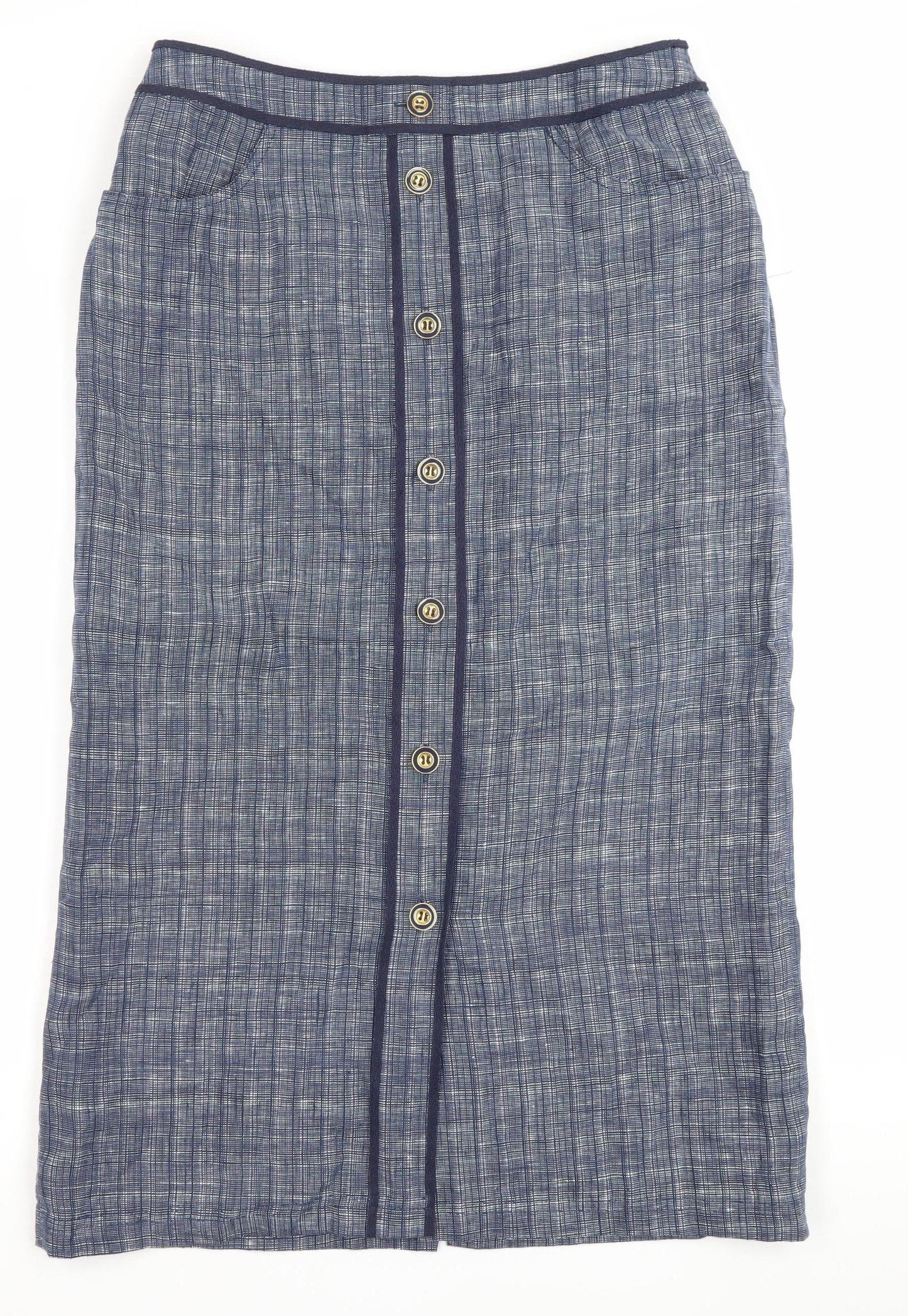 Womens UK Size 10 Viyella Straight & Pencil Woven Skirt