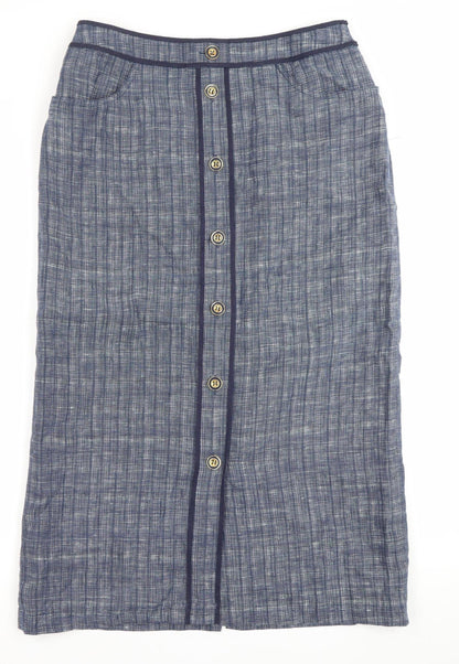 Womens UK Size 10 Viyella Straight & Pencil Woven Skirt