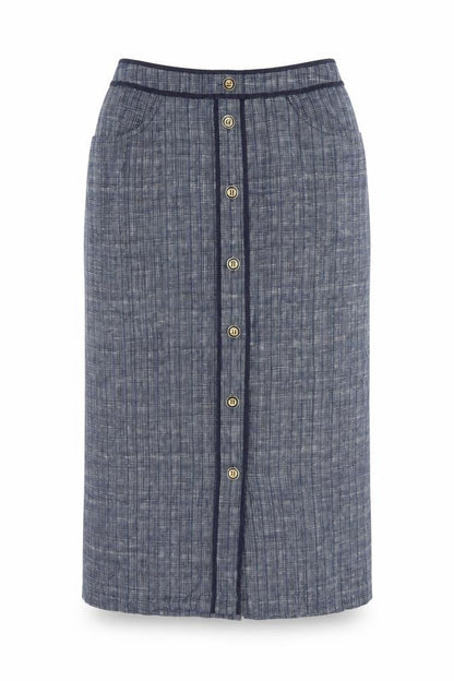 Womens UK Size 10 Viyella Straight & Pencil Woven Skirt