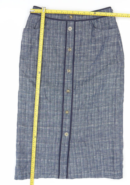 Womens UK Size 10 Viyella Straight & Pencil Woven Skirt