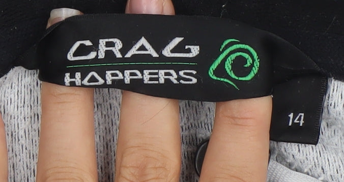 Craghoppers Women’s Grey Hooded Pullover Hoodie Size 14