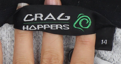 Craghoppers Women’s Grey Hooded Pullover Hoodie Size 14