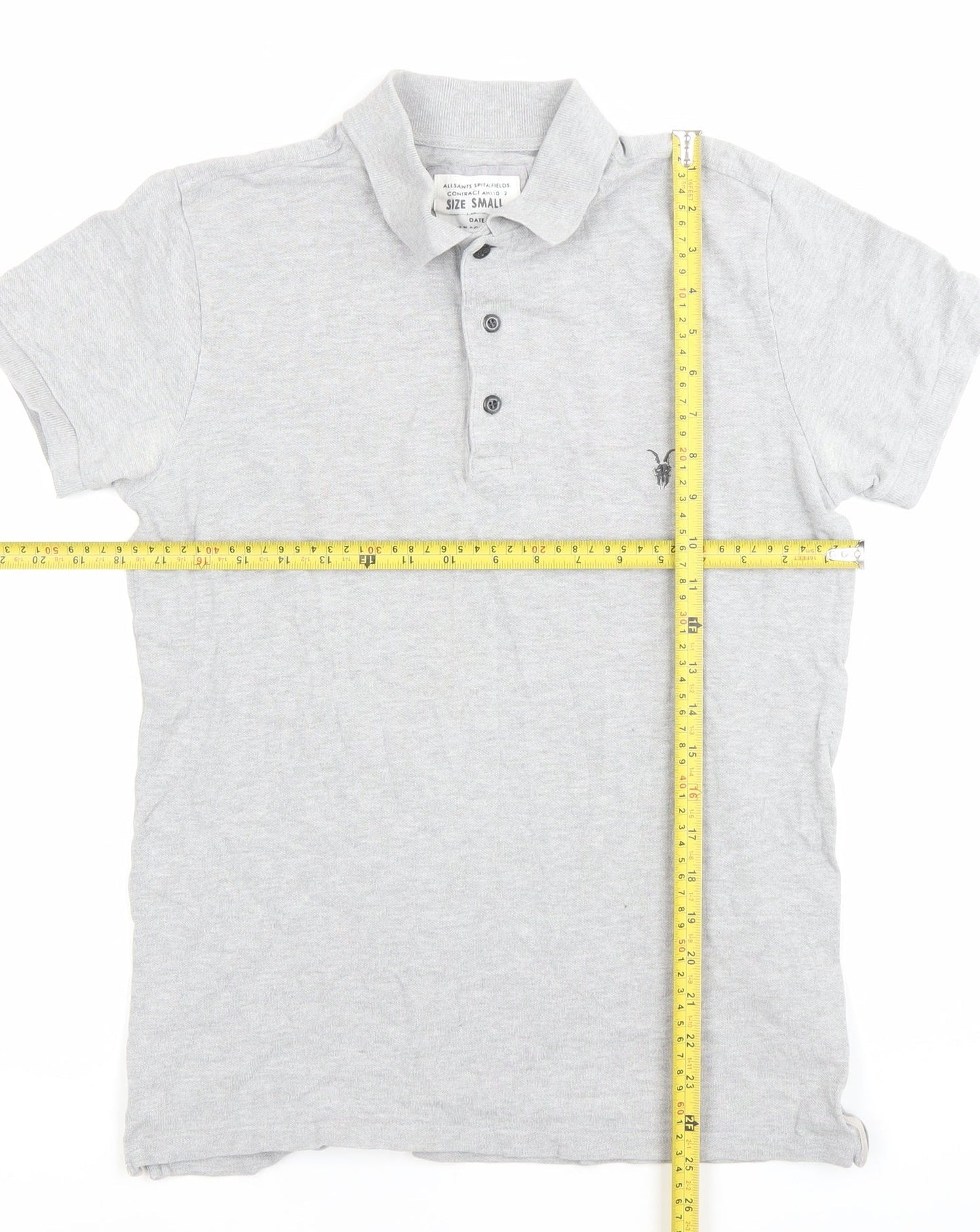 Mens UK Size S AllSaints Grey  T-Shirt