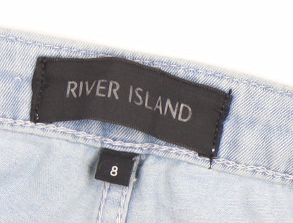 River Island Women’s Blue Size 8 Skinny Slim Fit Stretch Jeans