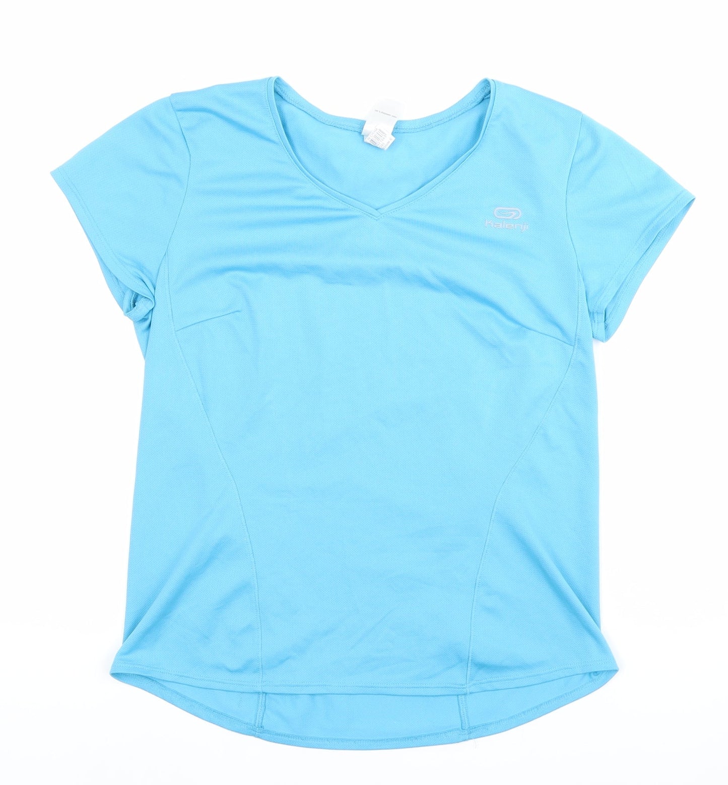 Kalenji Unisex Blue Running T-Shirt S Moisture Wicking Activewear
