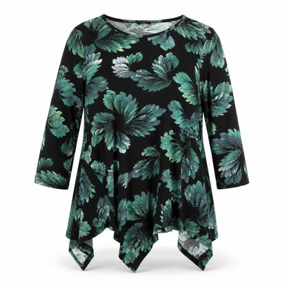 Womens UK Size 16 Roman Black Tunic Blouse