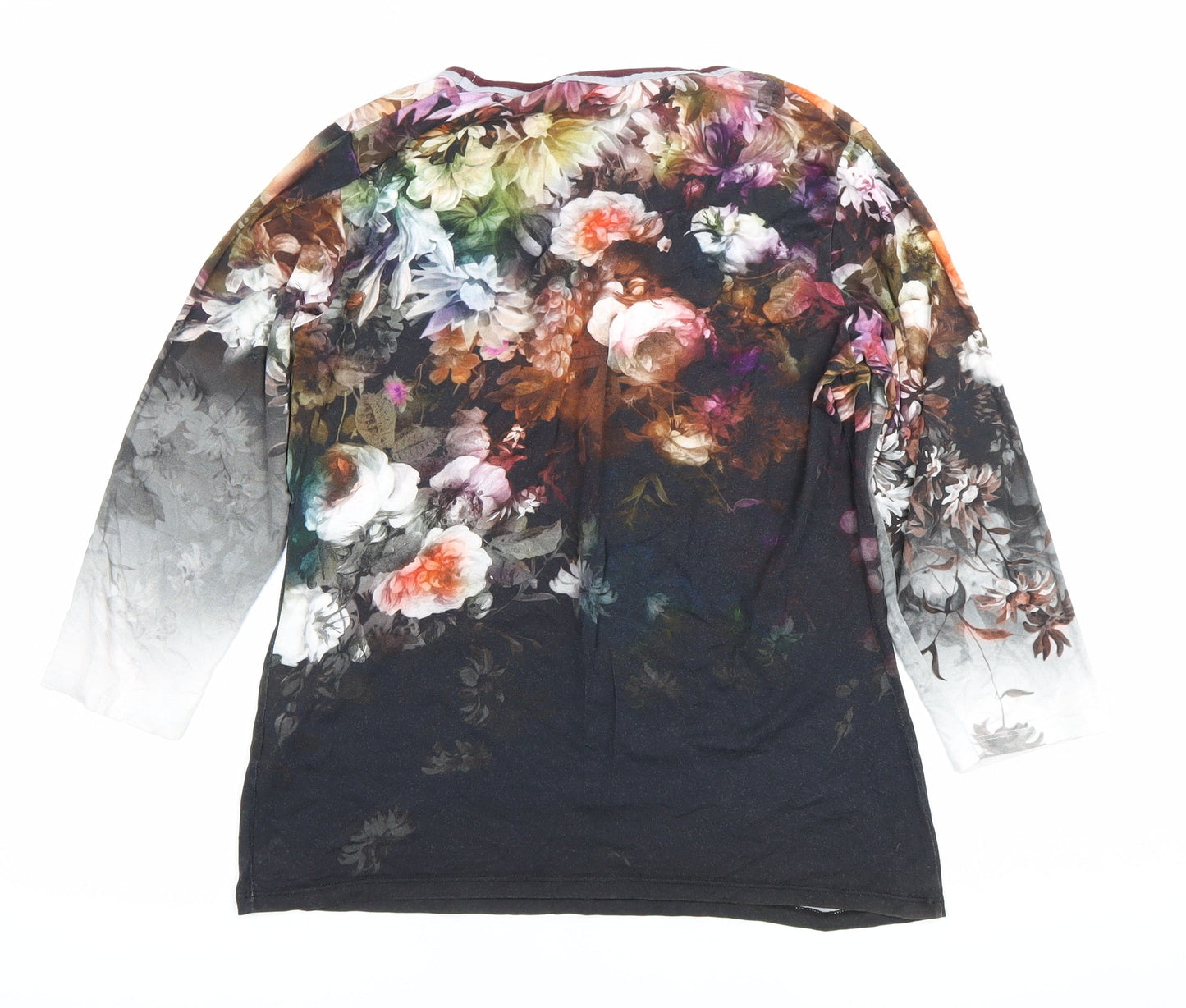 La Maison du Jersey Womens Multicoloured Floral T-Shirt Size 14