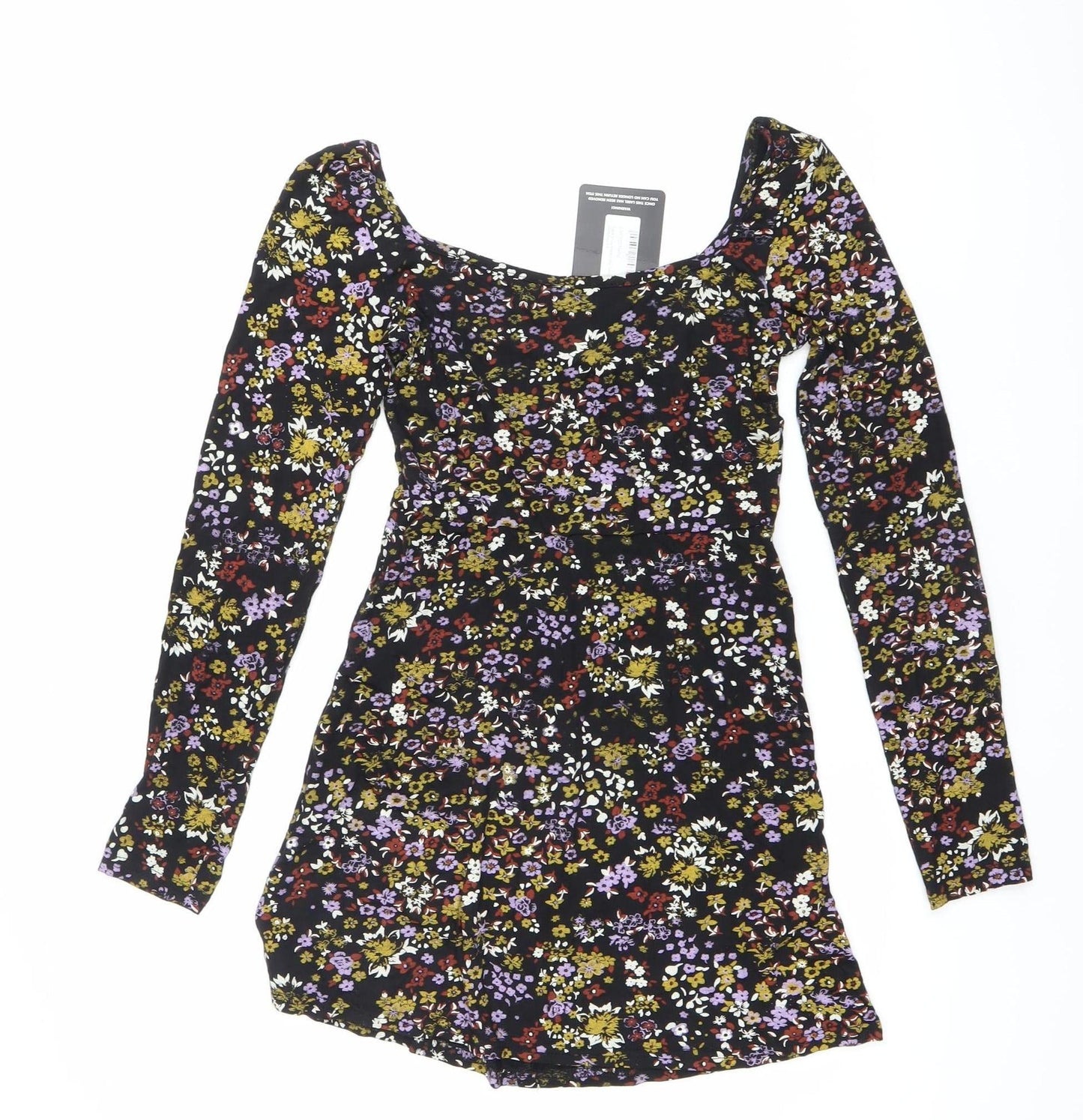 PrettyLittleThing Women’s Multicoloured Floral Mini Dress Size 6