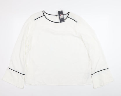 Womens UK Size 20 Marks and Spencer White Basic Blouse