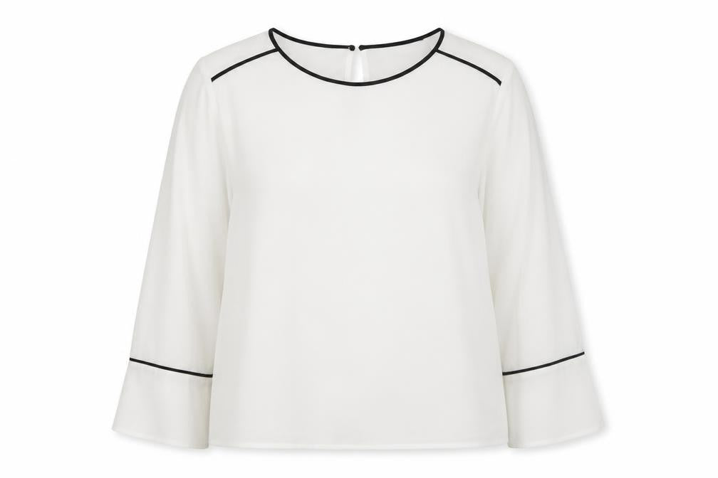 Womens UK Size 20 Marks and Spencer White Basic Blouse