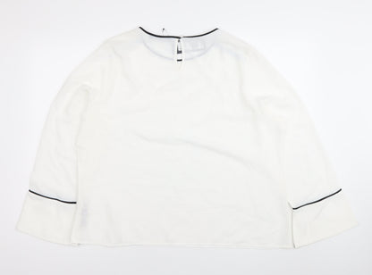 Womens UK Size 20 Marks and Spencer White Basic Blouse