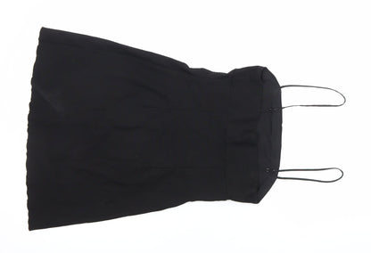 Silence + Noise Women’s Black M Slip Dress Strappy Summer Partywear