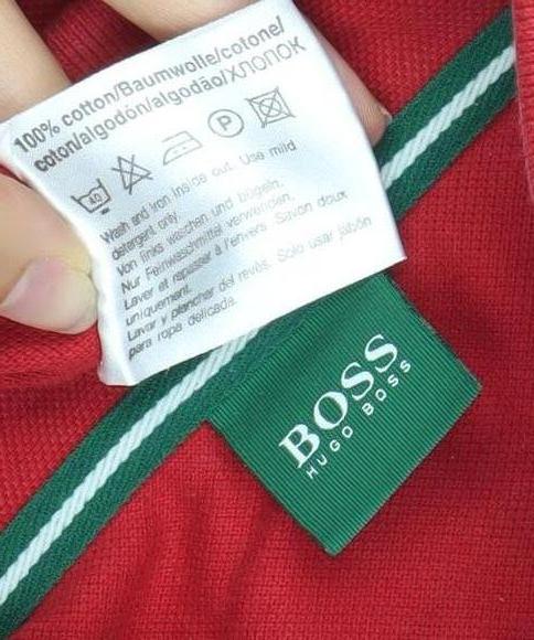 Hugo Boss Men’s Red Polo Shirt XL Cotton 1/4 Zip Short Sleeve