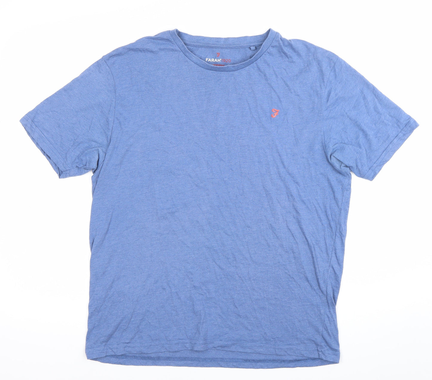 Mens UK Size L Farah Blue  T-Shirt