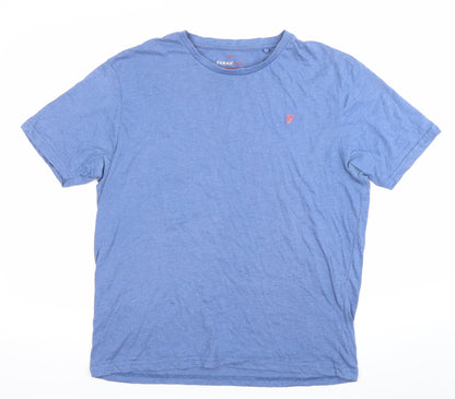 Mens UK Size L Farah Blue  T-Shirt