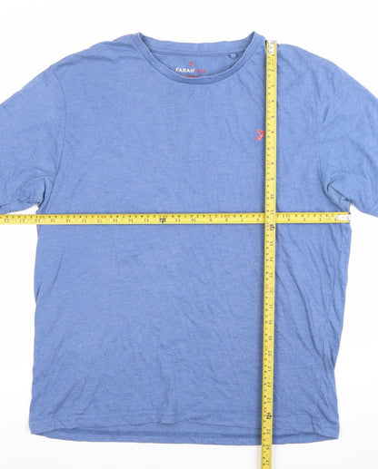 Mens UK Size L Farah Blue  T-Shirt