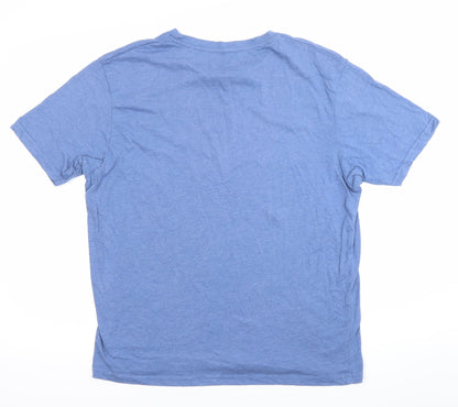 Mens UK Size L Farah Blue  T-Shirt