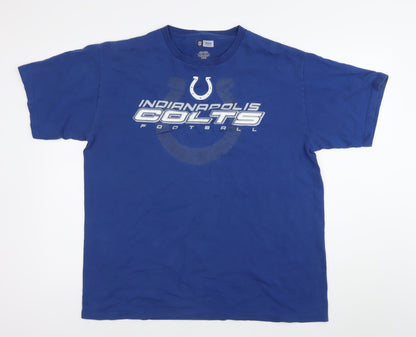 NFL Team Apparel Men’s Blue Indianapolis Colts T-Shirt L Sportswear