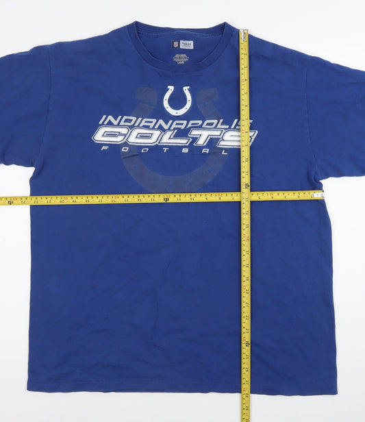 NFL Team Apparel Men’s Blue Indianapolis Colts T-Shirt L Sportswear
