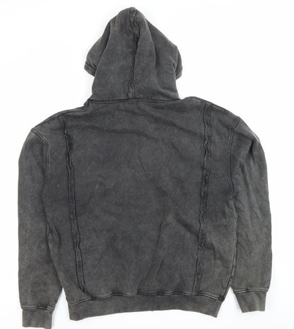 Mens UK Size M Couture Black Full Zip Hoodie