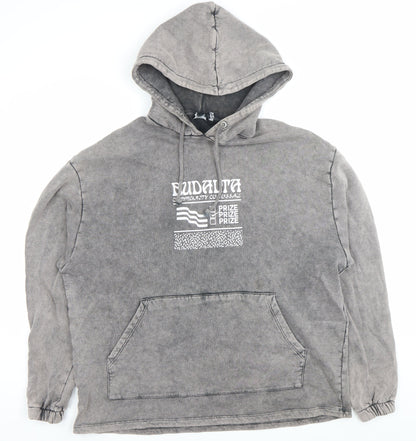 Mens UK Size M ASOS DESIGN Grey Pullover Hoodie
