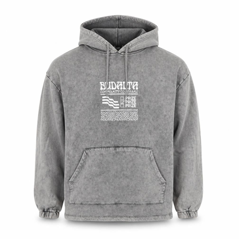 Mens UK Size M ASOS DESIGN Grey Pullover Hoodie
