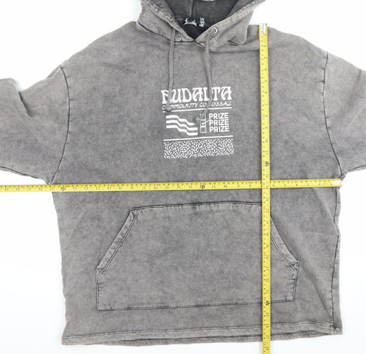 Mens UK Size M ASOS DESIGN Grey Pullover Hoodie